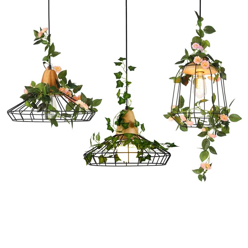 Modern Plant Pendant Lights Nordic