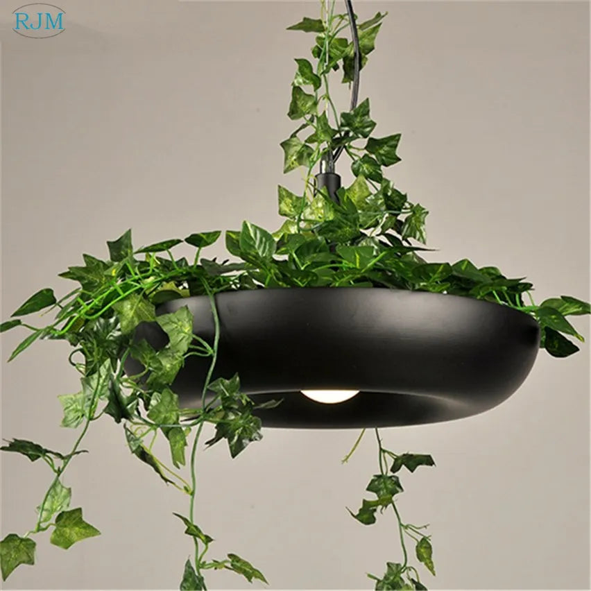 Modern Nordic Creative Pot Plants Pendant Lamps Babylon Garden DIY Pendant Light for Living Room Cafe Home Lighting Decor