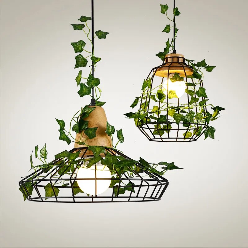 Modern Plant Pendant Lights Nordic